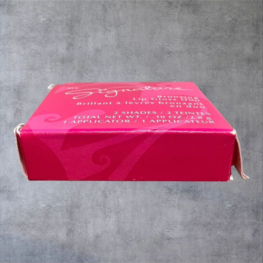 Mary Kay MK Signature Bronzing‎ Lip Gloss Duo Mango/Mist 000151 New Box 0.10oz